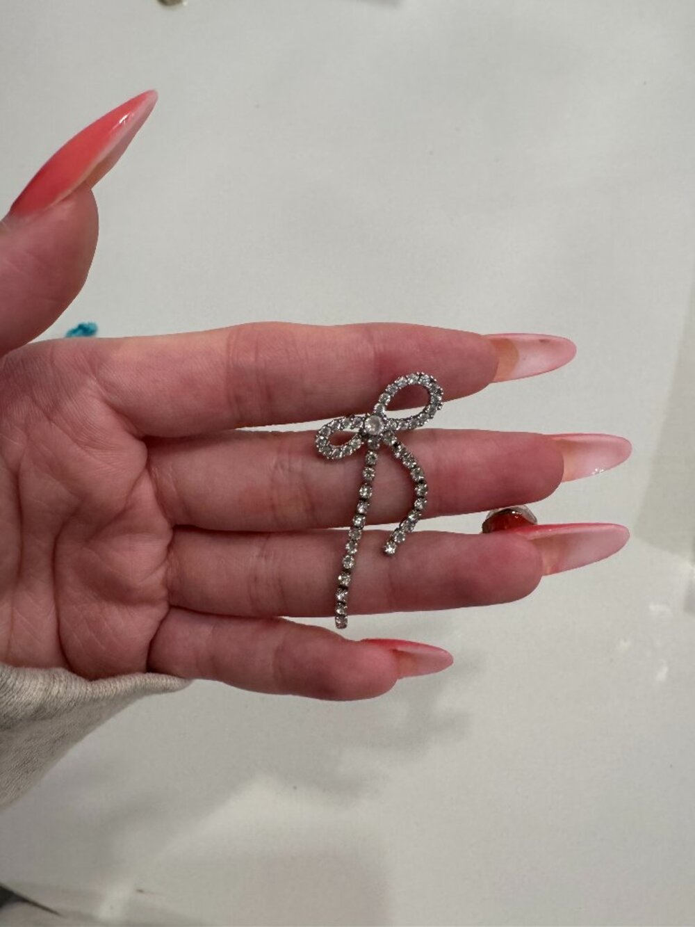 Bow tie Clip-on earring